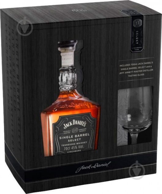 Виски Jack Daniel's Single Barrel с бокалом для дегустации 0,7 л - фото 3 Виски Jack Daniel's Single Barrel с бокалом для дегустации 0,7 л - фото 3