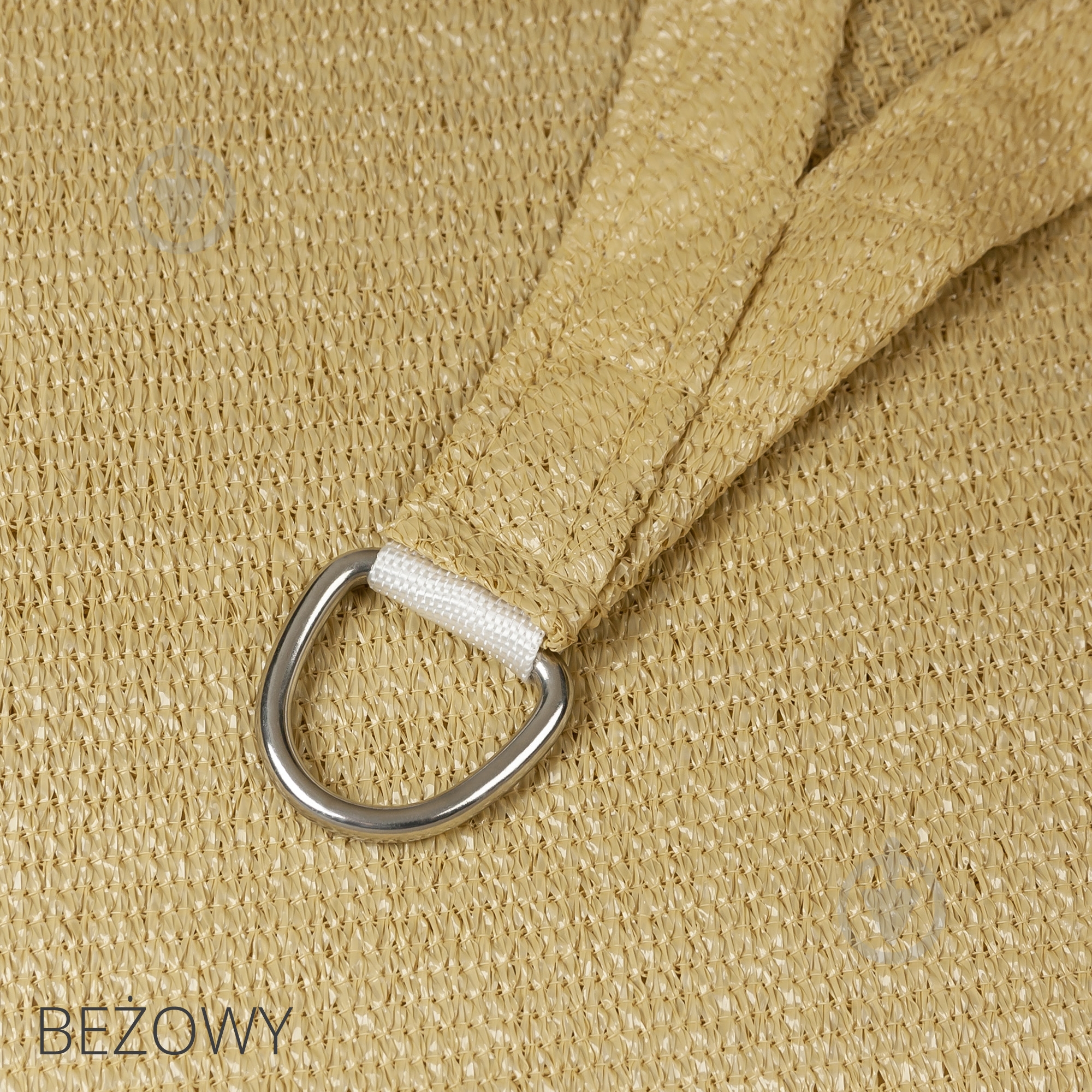 Тент-парус HDPE треугольник 5х5x7 м бежевый - фото 2 Тент-парус HDPE треугольник 5х5x7 м бежевый - фото 2