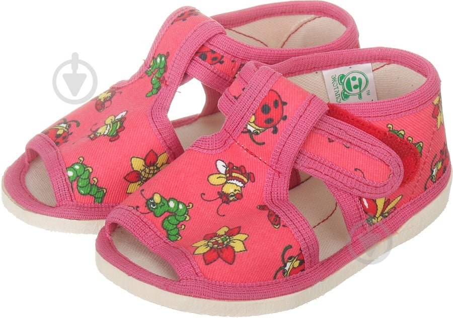 Тапочки для девочек для девочки Экотапок р.23 в ассортименте 1075 - фото 1