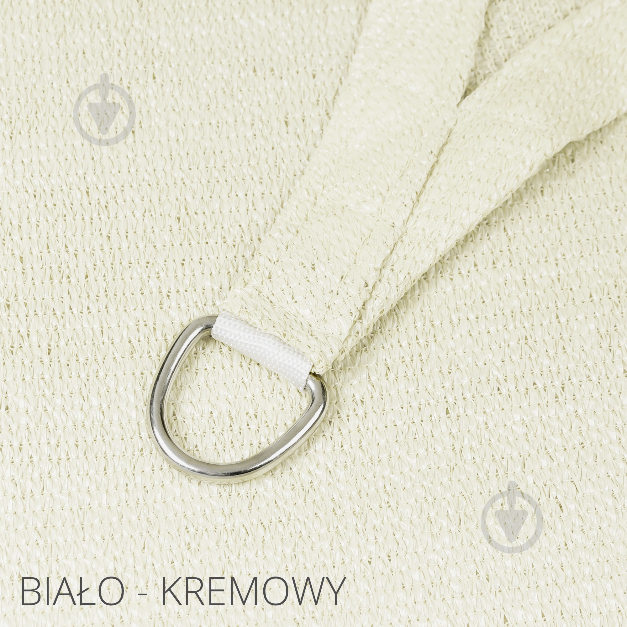 Тент-парус HDPE треугольник 5х5x7 м белый - фото 2 Тент-парус HDPE треугольник 5х5x7 м белый - фото 2