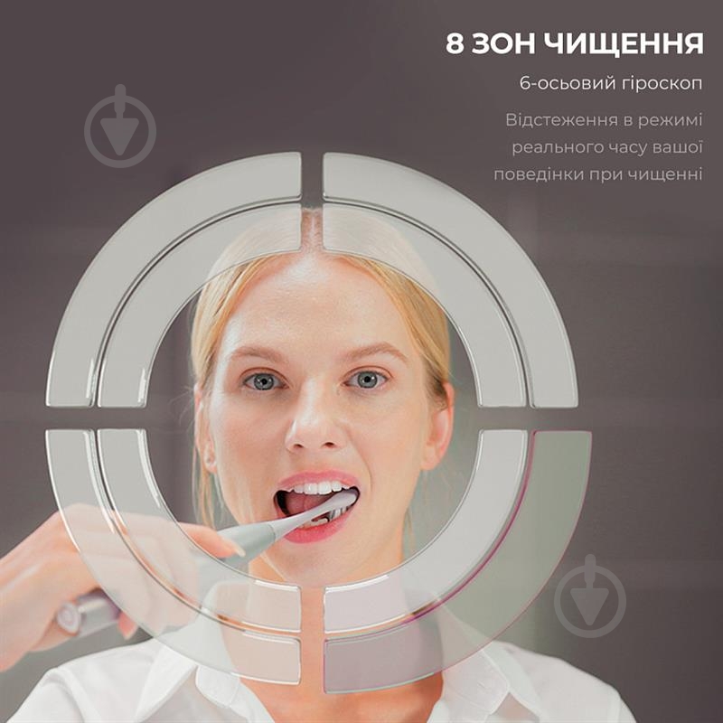 Электрическая зубная щетка Oclean X Pro Digital Purple - фото 5