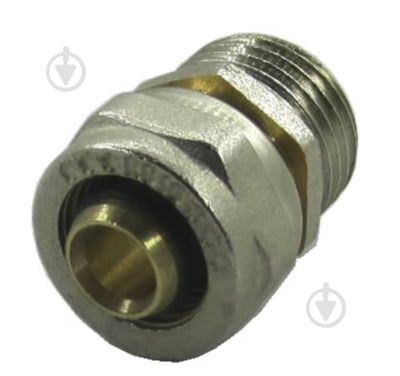 З'єднувач зовнішня Water House 20 мм/1/2" зовн. STA нікель МП - фото 1