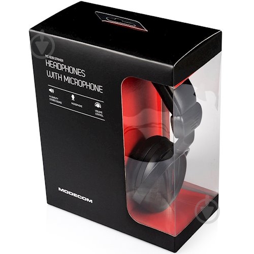 Наушники Modecom MC-828 Striker black (S-MC-828-STRIKER) - фото 5