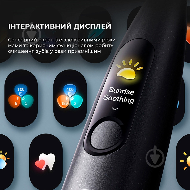Электрическая зубная щетка Oclean X Ultra Set Black - фото 10