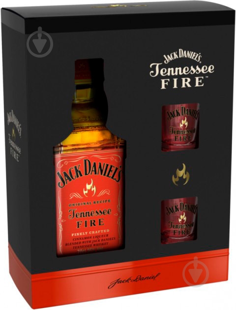 Ликер Jack Daniel's Fire + 2 шота 0,7 л - фото 3