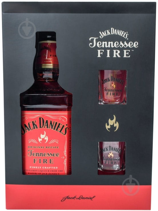 Ликер Jack Daniel's Fire + 2 шота 0,7 л - фото 2