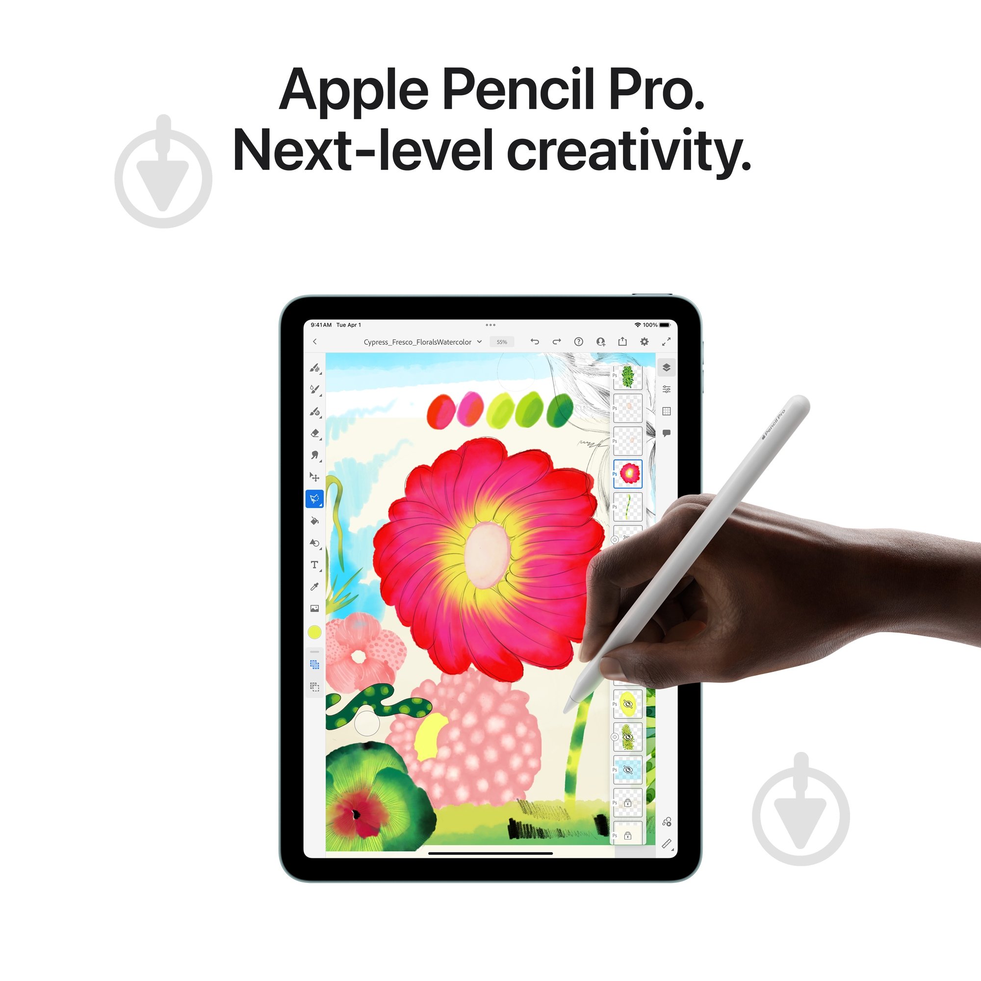Планшет Apple iPad Air 2025 13" 8/512GB Wi-Fi starlight (MCNX4TY/A) - фото 6