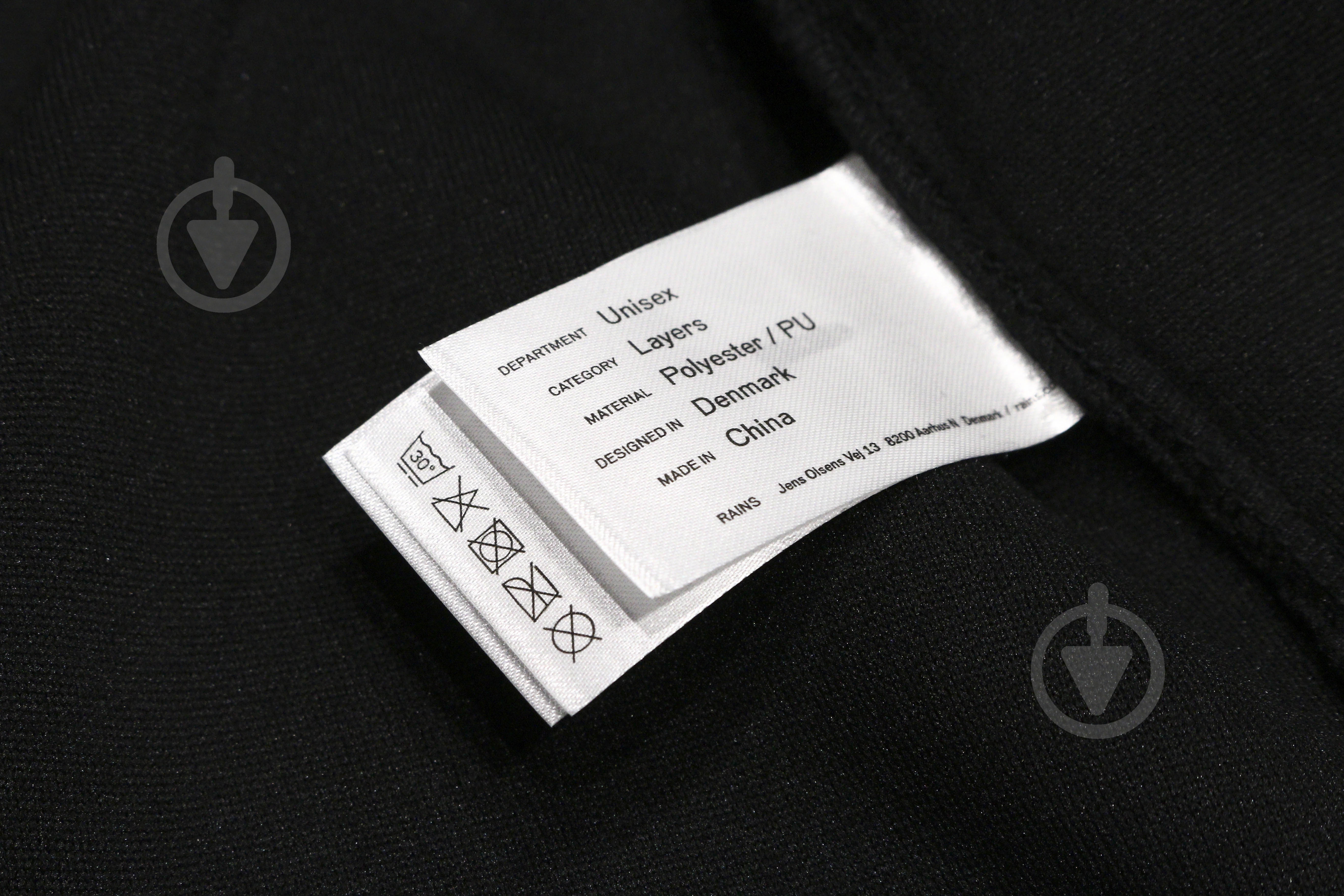 Куртка мужская Rains FLEECE JACKET 18520-01 р.S-M черная - фото 9