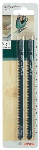 Пилка для електролобзика Bosch T344D 2 шт. - фото 1