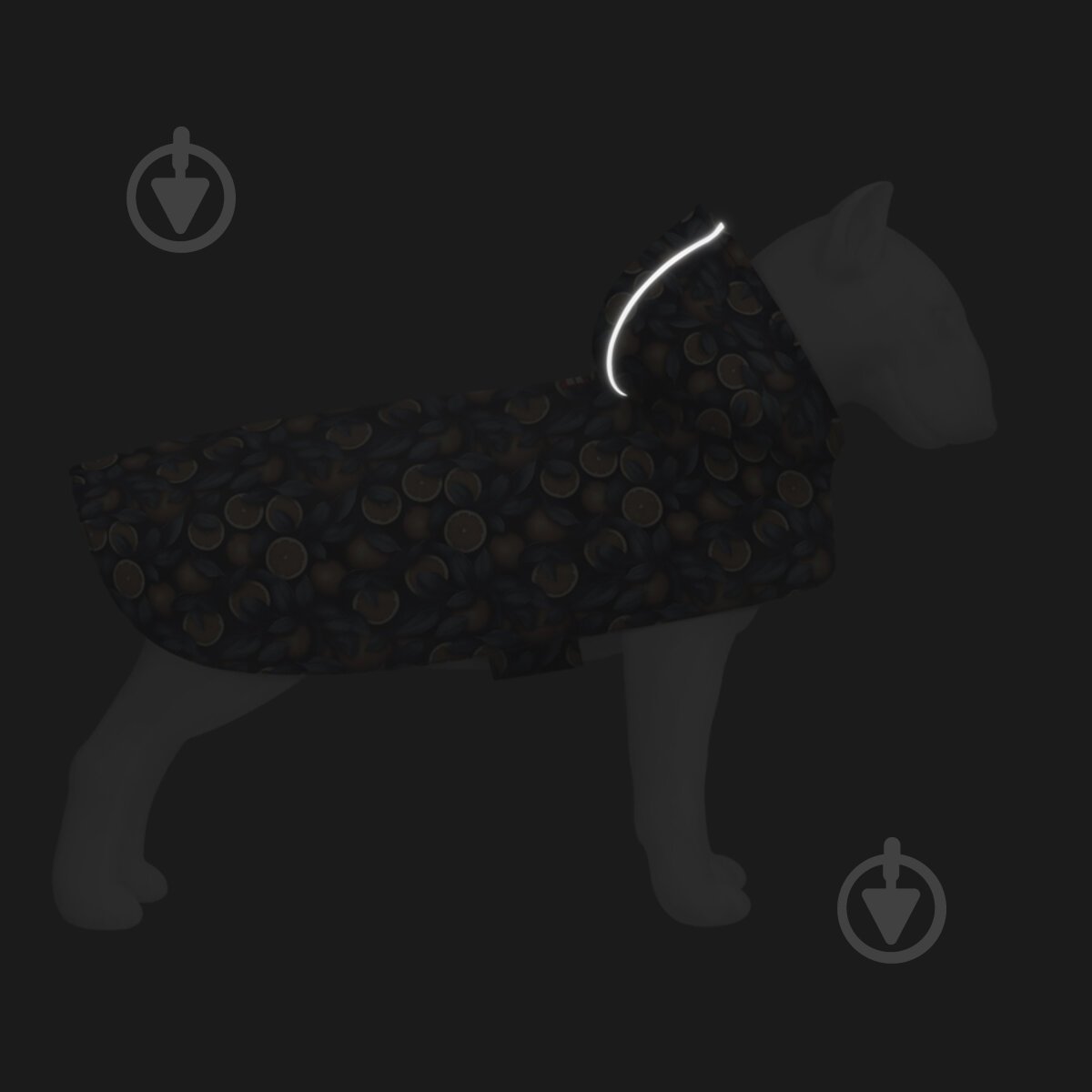 Дождевик Waudog рисунок "Апельсины" XXS А 23-26 см B 30-36 см С 15-20 см - фото 5 Дождевик Waudog рисунок "Апельсины" XXS А 23-26 см B 30-36 см С 15-20 см - фото 5