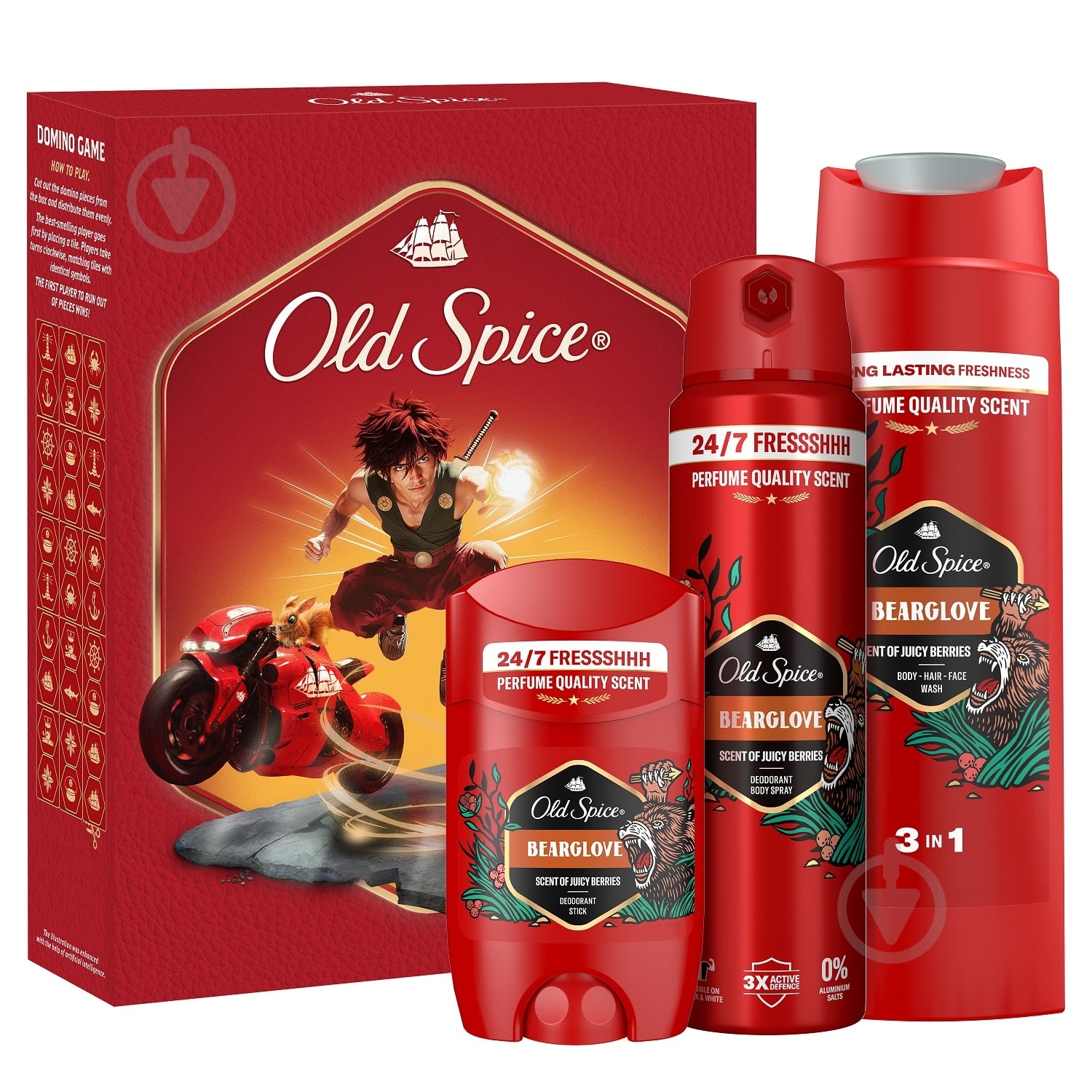 Набор подарочный Old Spice "Anime" Bearglove - фото 1 Набор подарочный Old Spice "Anime" Bearglove - фото 1