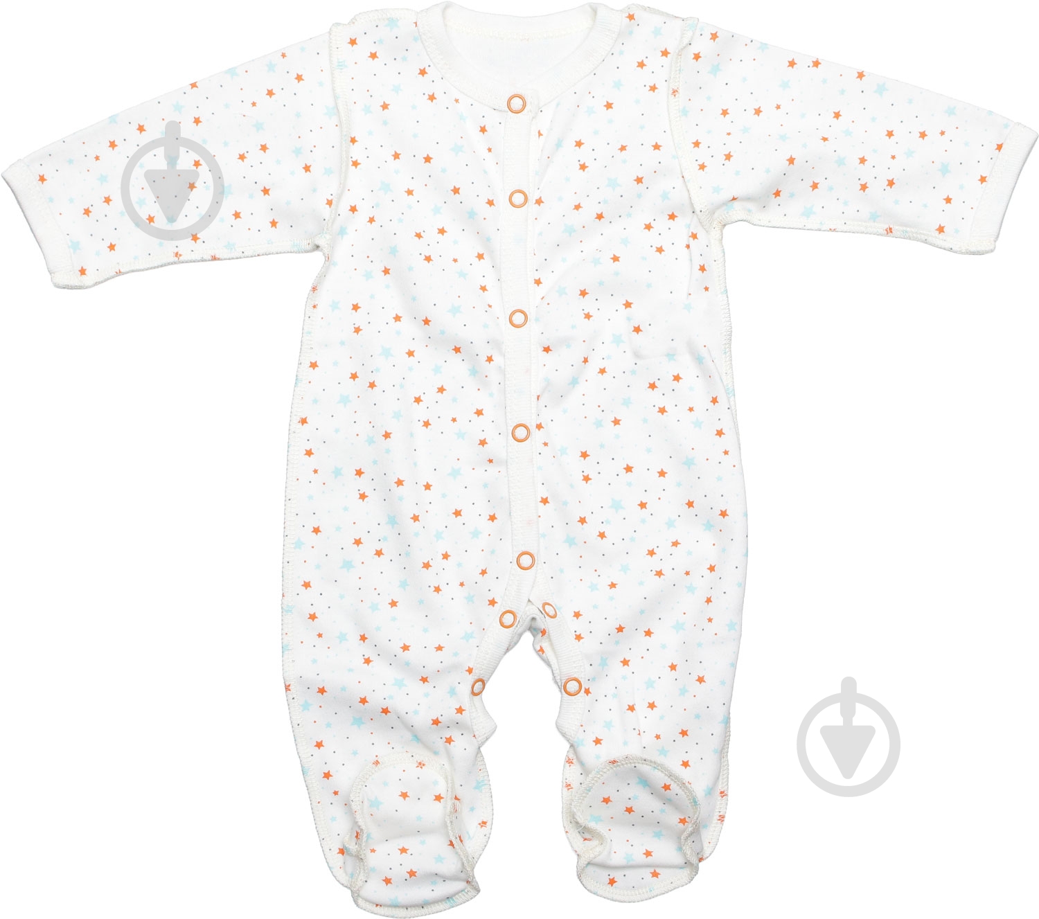 Комбинезон унисекс Маленькие люди 1011-110 (iнт) р.50 белый с рисунком - фото 2