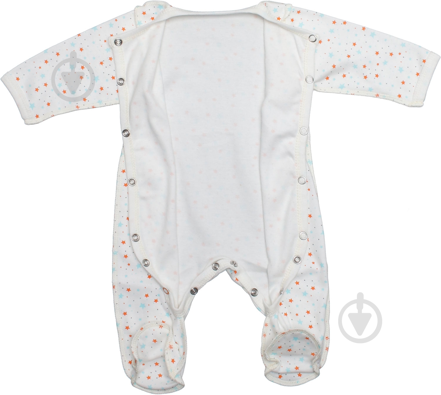 Комбинезон унисекс Маленькие люди 1011-110 (iнт) р.50 белый с рисунком - фото 4