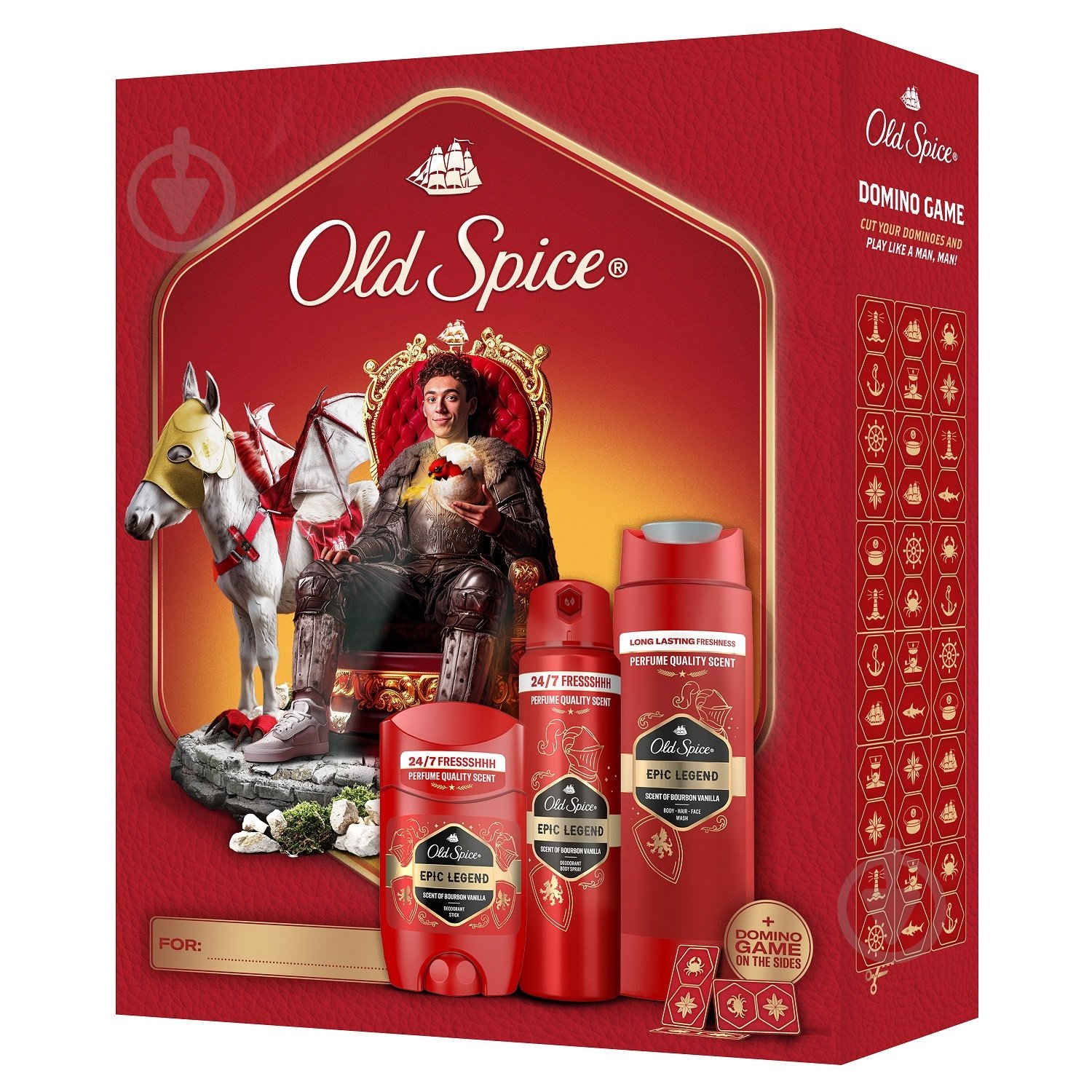 Набір подарунковий Old Spice "Knight" Epic Legend - фото 2 Набір подарунковий Old Spice "Knight" Epic Legend - фото 2