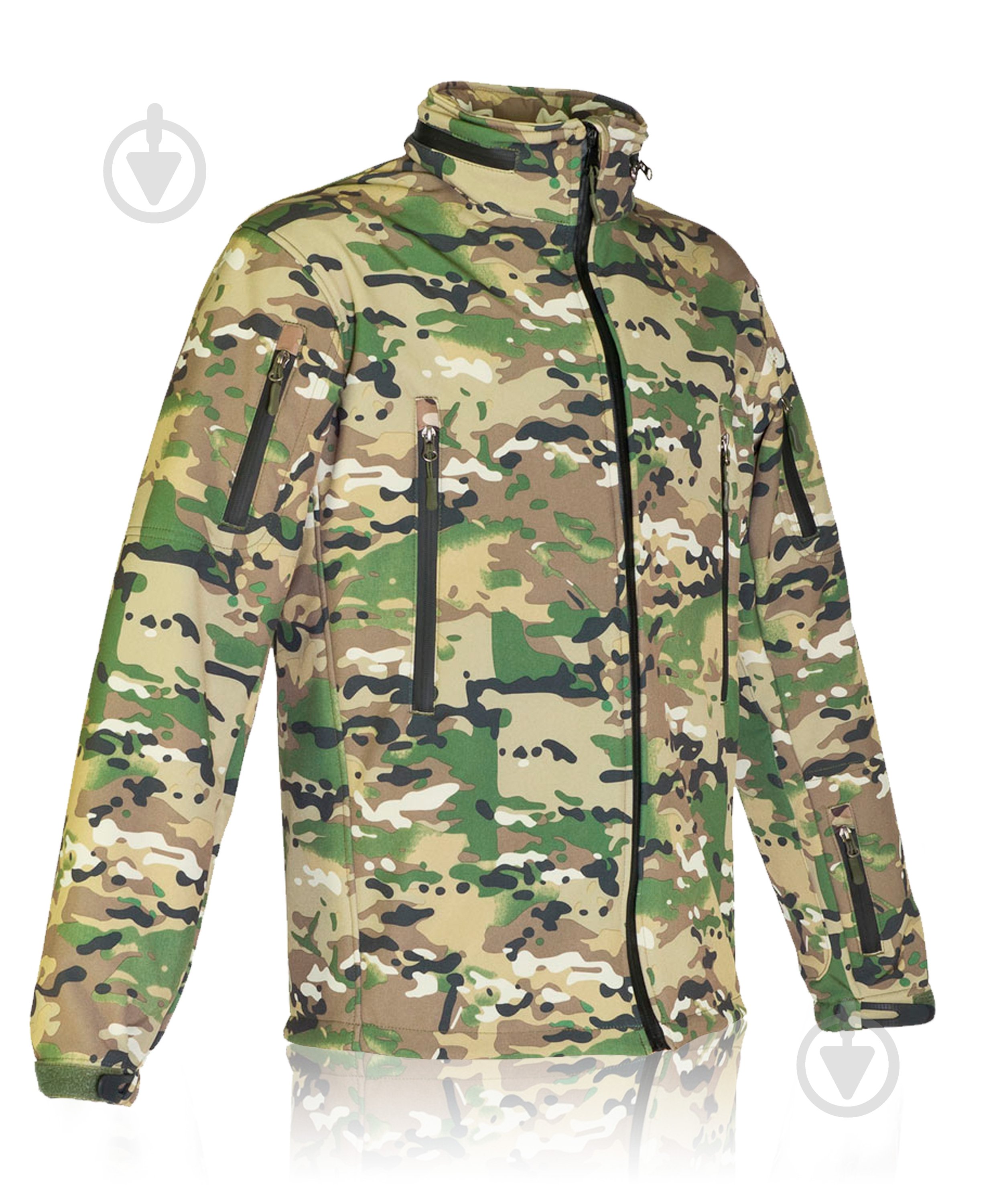 Куртка мужская демисезонная TORNADO Софтшел Мультикам Р 56-58 Рост 182-188cм р.XL камуфляж - фото 9