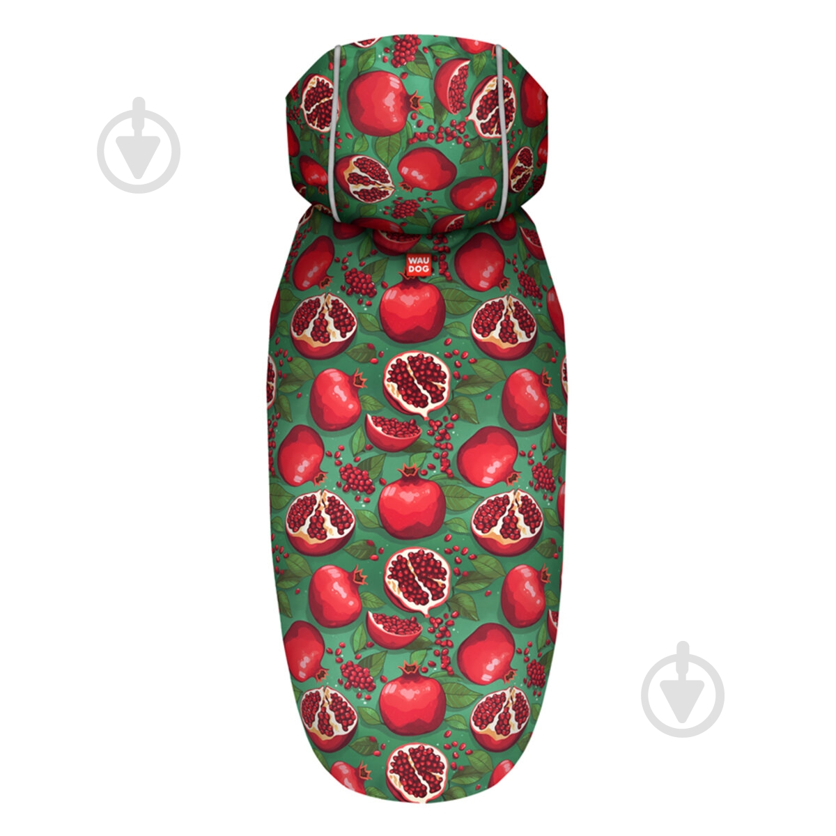 Дощовик Waudog малюнок "Гранати" XS А 26-29 см B 32-41 см С 21-26 см - фото 3