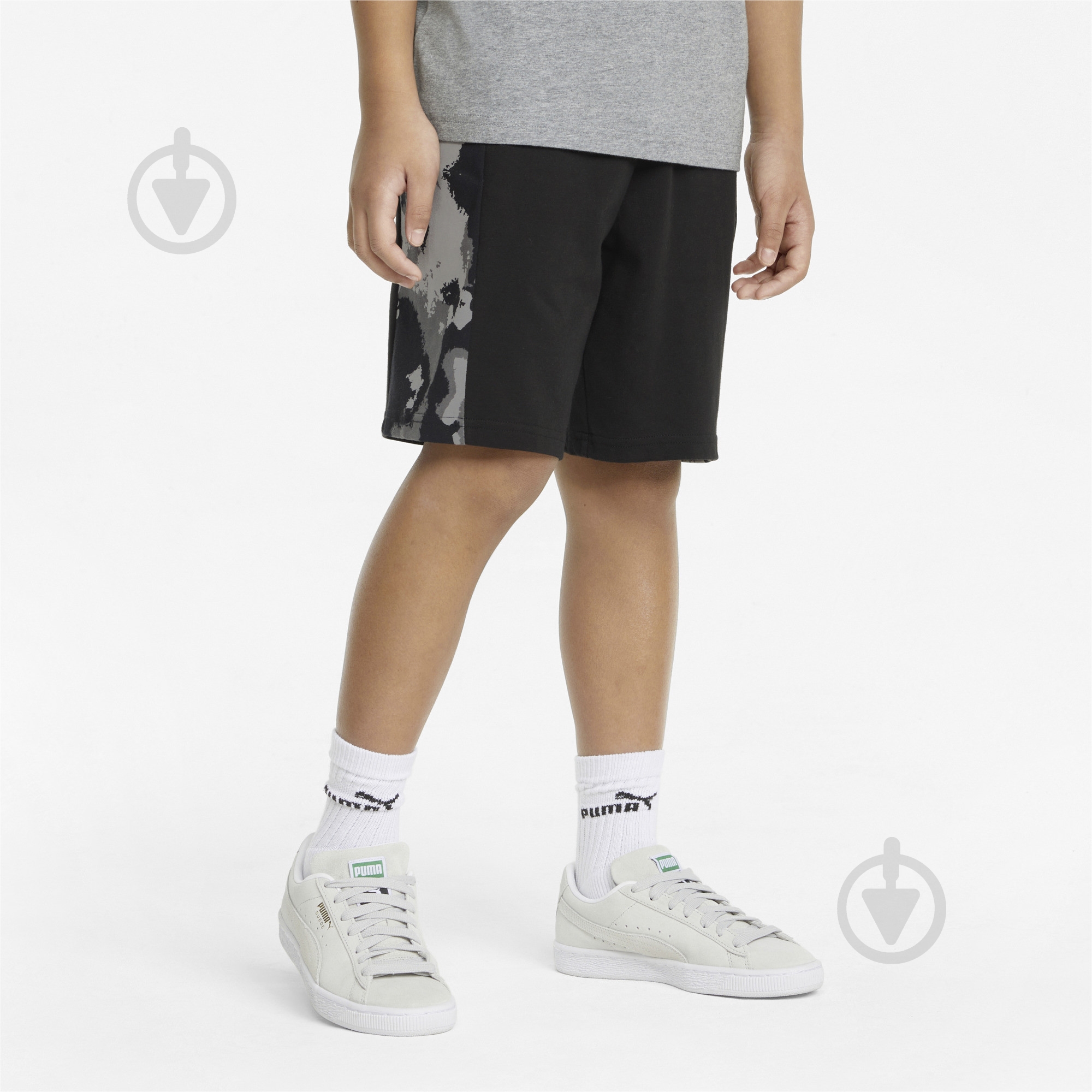 Шорты Puma Alpha Jersey Shorts 84728801 р. 152 черный - фото 1