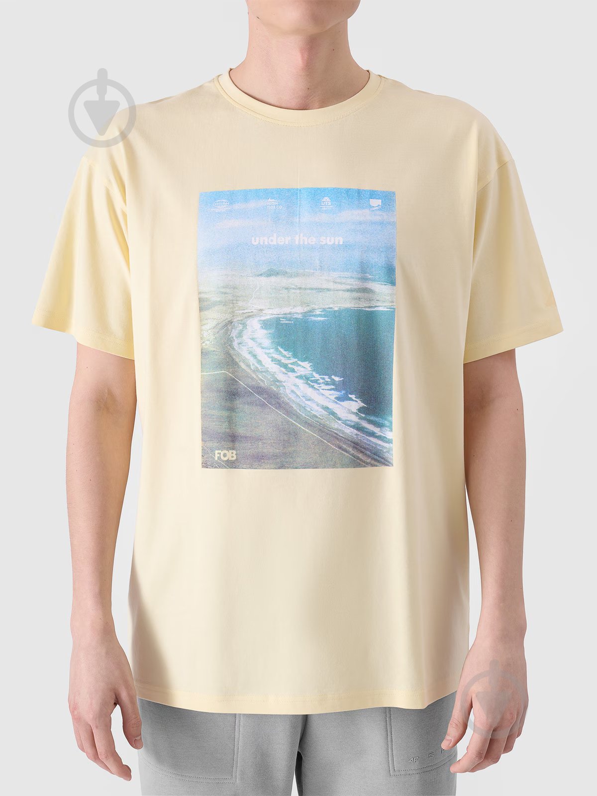 Футболка 4F 4FRSS24TTSHM2132-73S р.S желтый - фото 5