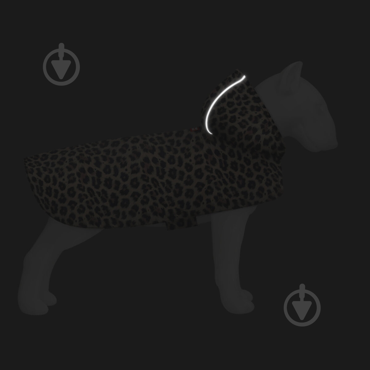 Дождевик Waudog рисунок "Леопард" XS А 26-29 см B 32-41 см С 21-26 см - фото 5 Дождевик Waudog рисунок "Леопард" XS А 26-29 см B 32-41 см С 21-26 см - фото 5