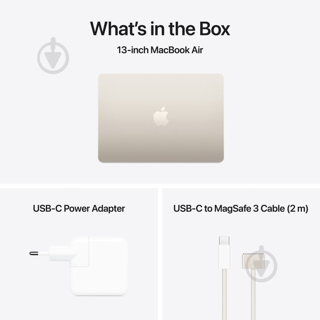 Ноутбук Apple MacBook Air M4 2025 15,3" (MC6K4UA/A) starlight - фото 9