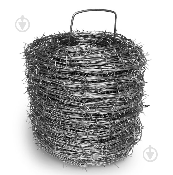 Проволока колючая двухосновный IOWA 2,2 мм 130 м - фото 1