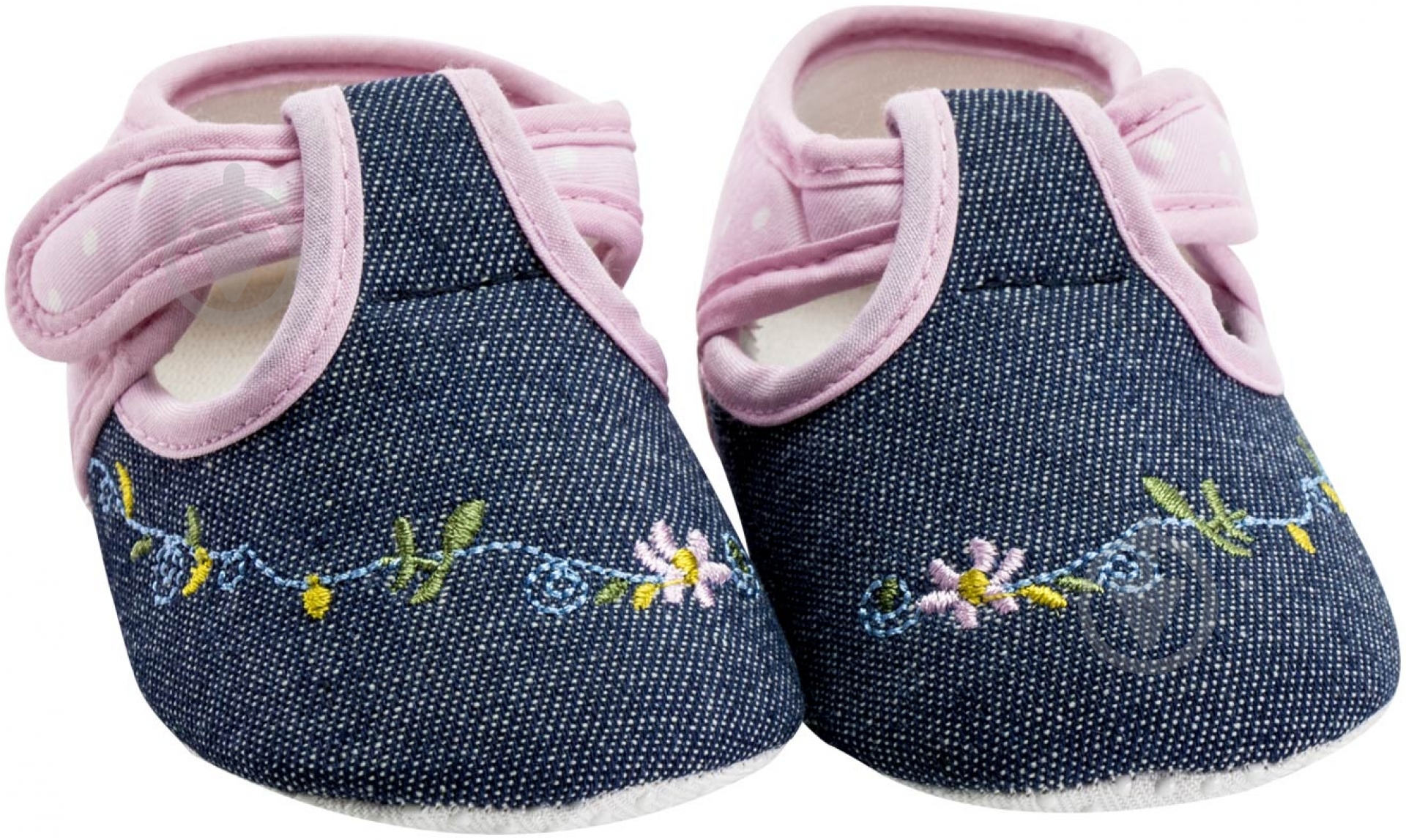 Пинетки детские Danaya K09-B0003 р.18 розовый с синим - фото 1