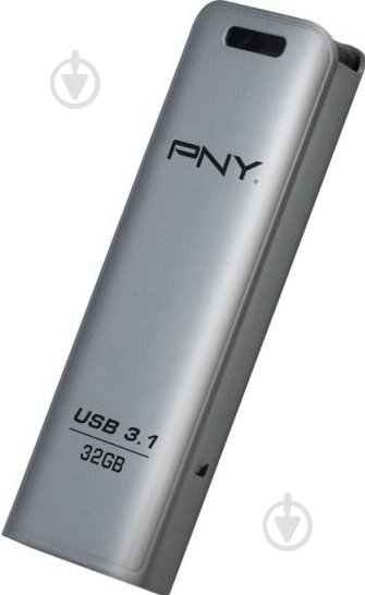 Флеш-пам'ять USB PNY 32 ГБ USB 3.1 silver (FD32GESTEEL31G-EF) - фото 1