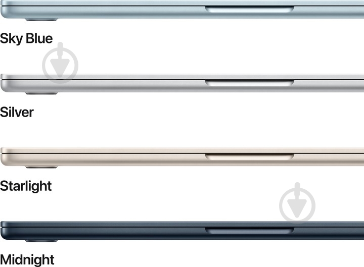 Ноутбук Apple MacBook Air M4 2025 13,6" (MC6V4UA/A) sky blue - фото 3