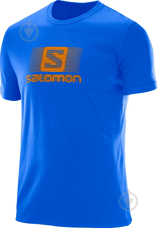 Футболка Salomon BLEND LOGO L39374200 р.S блакитний - фото 1