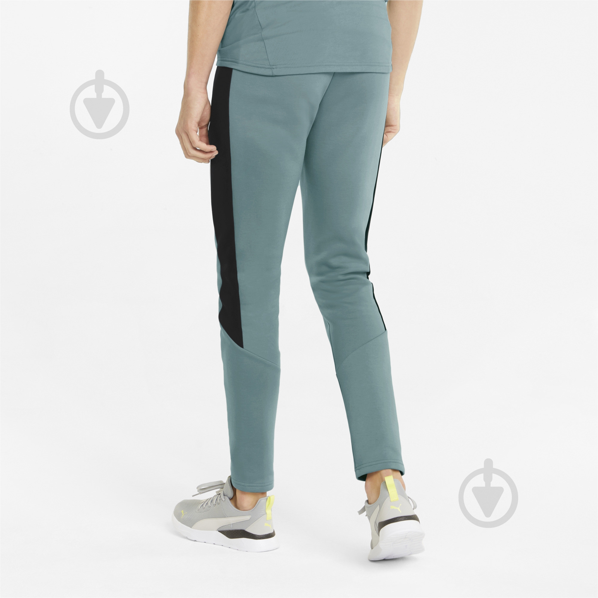 Штани Puma EVOSTRIPE Pants 84740450 р. S зелений - фото 2