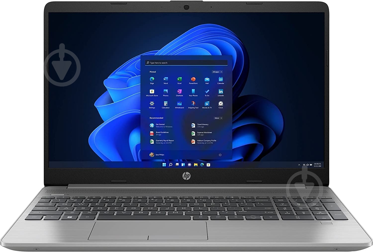 Ноутбук HP 255 G9 15,6" (7M9X6ES) silver - фото 1