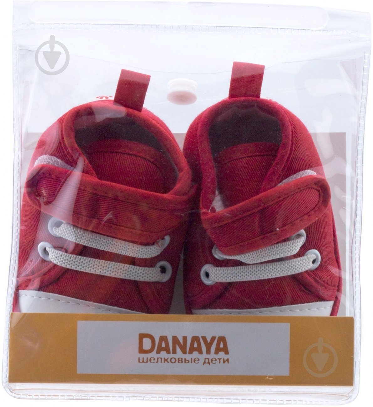 Пинетки детские Danaya K09-B0004 р.19 красный с белым - фото 3