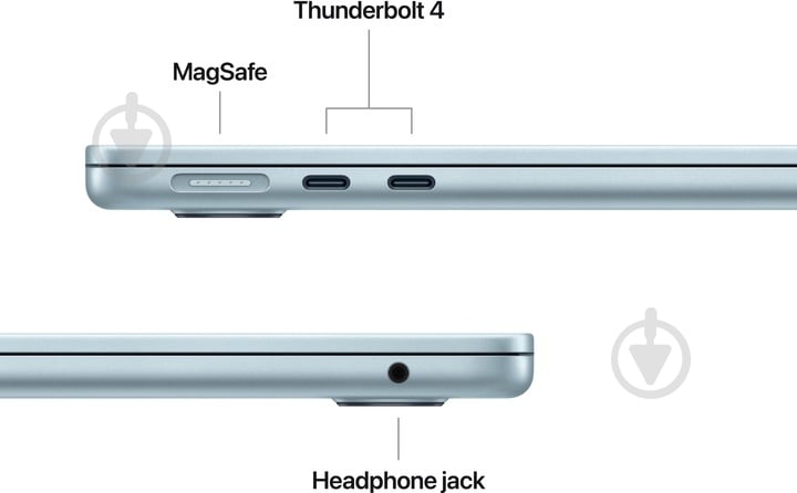 Ноутбук Apple MacBook Air M4 2025 13,6" (MC6U4UA/A) sky blue - фото 7