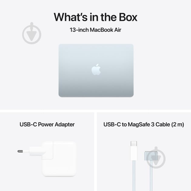 Ноутбук Apple MacBook Air M4 2025 15,3" (MC7A4UA/A) sky blue - фото 10