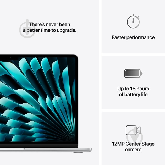 Ноутбук Apple MacBook Air M4 2025 13,6" (MW0W3UA/A) silver - фото 9