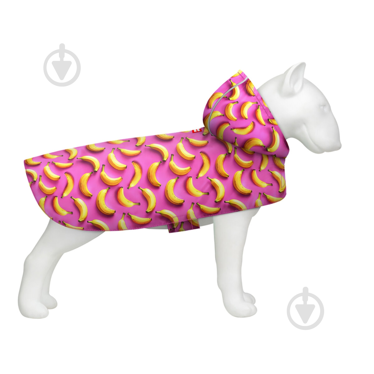 Дождевик Waudog рисунок "Бананы на розовом" М А 40-43 см B 52-62 см С 33-42 см - фото 1 Дождевик Waudog рисунок "Бананы на розовом" М А 40-43 см B 52-62 см С 33-42 см - фото 1