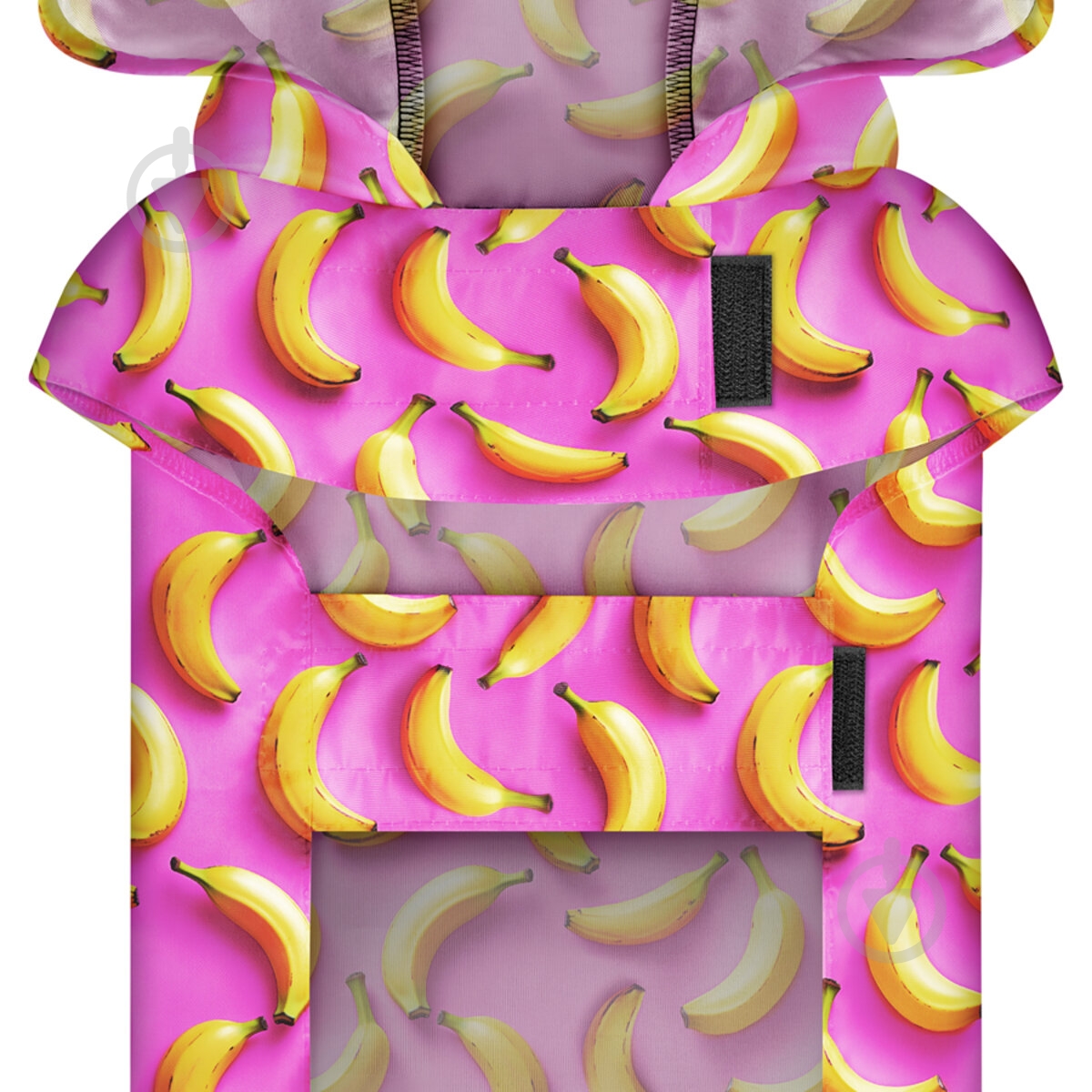 Дождевик Waudog рисунок "Бананы на розовом" М А 40-43 см B 52-62 см С 33-42 см - фото 4 Дождевик Waudog рисунок "Бананы на розовом" М А 40-43 см B 52-62 см С 33-42 см - фото 4