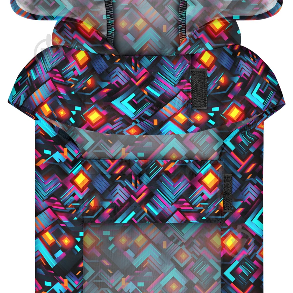 Дощовик Waudog малюнок "Нескінченні світи" M А 40-43 см B 52-62 см С 33-42 см - фото 4