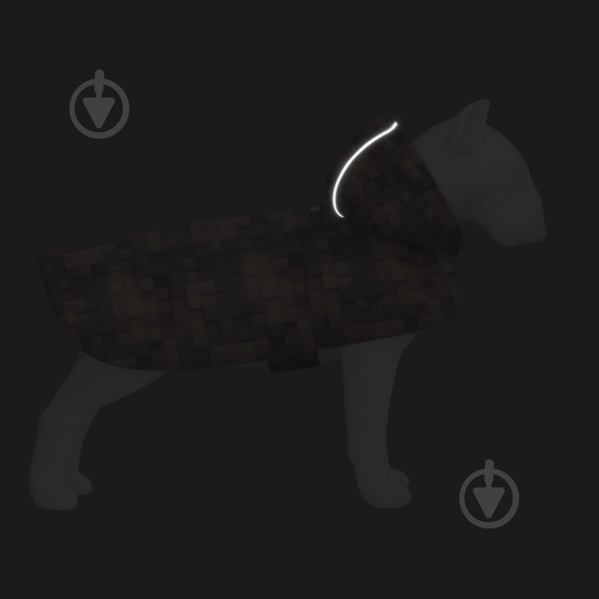 Дождевик Waudog рисунок "Кубы 3Д" L А 48-52 см B 60-70 см С 42-52 см - фото 5 Дождевик Waudog рисунок "Кубы 3Д" L А 48-52 см B 60-70 см С 42-52 см - фото 5