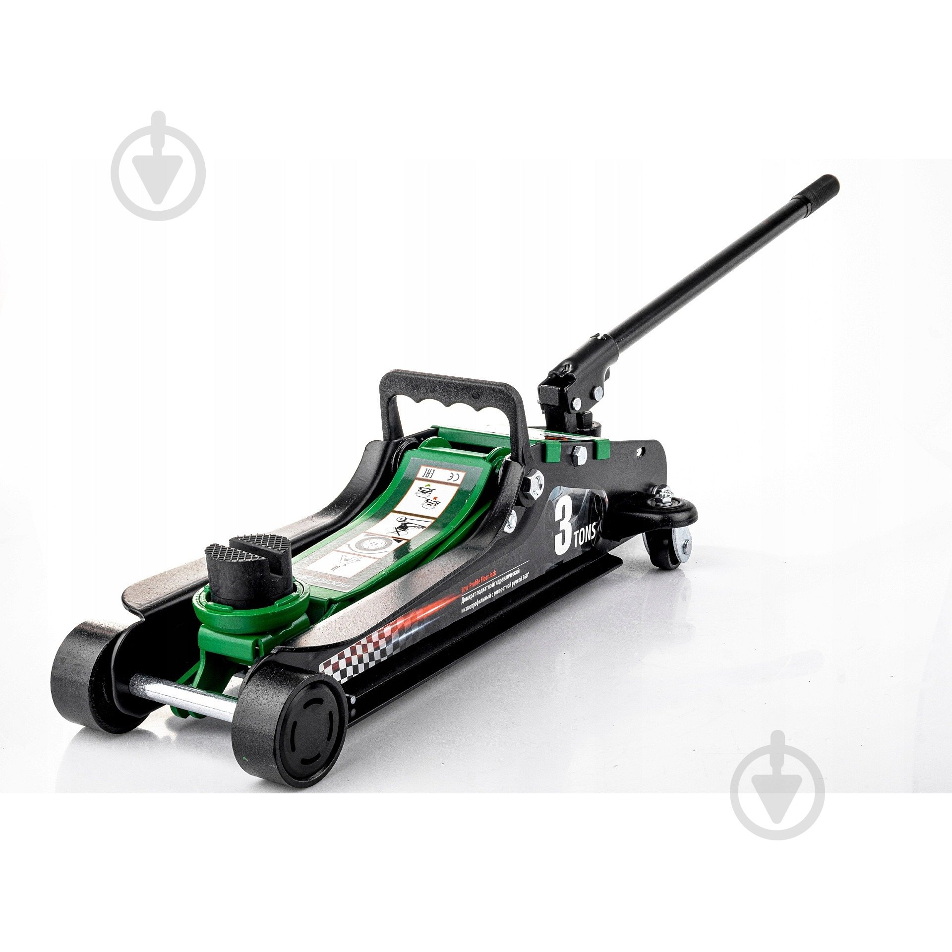 Домкрат гидравлический подкатной ROCKFORCE (85-385 мм) с поворотной ручкой 360° 3 т - фото 5 Домкрат гидравлический подкатной ROCKFORCE (85-385 мм) с поворотной ручкой 360° 3 т - фото 5