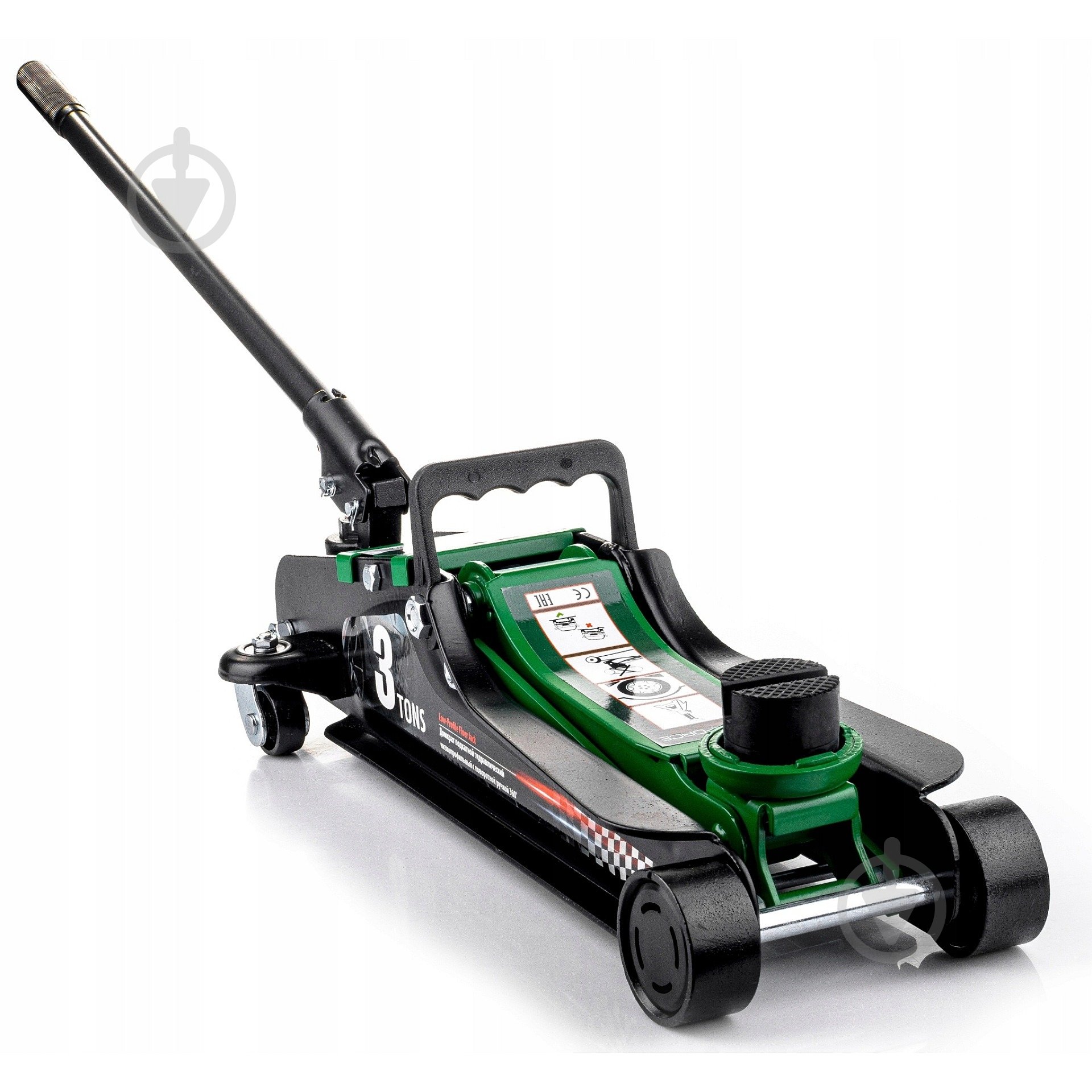 Домкрат гидравлический подкатной ROCKFORCE (85-385 мм) с поворотной ручкой 360° 3 т - фото 4 Домкрат гидравлический подкатной ROCKFORCE (85-385 мм) с поворотной ручкой 360° 3 т - фото 4