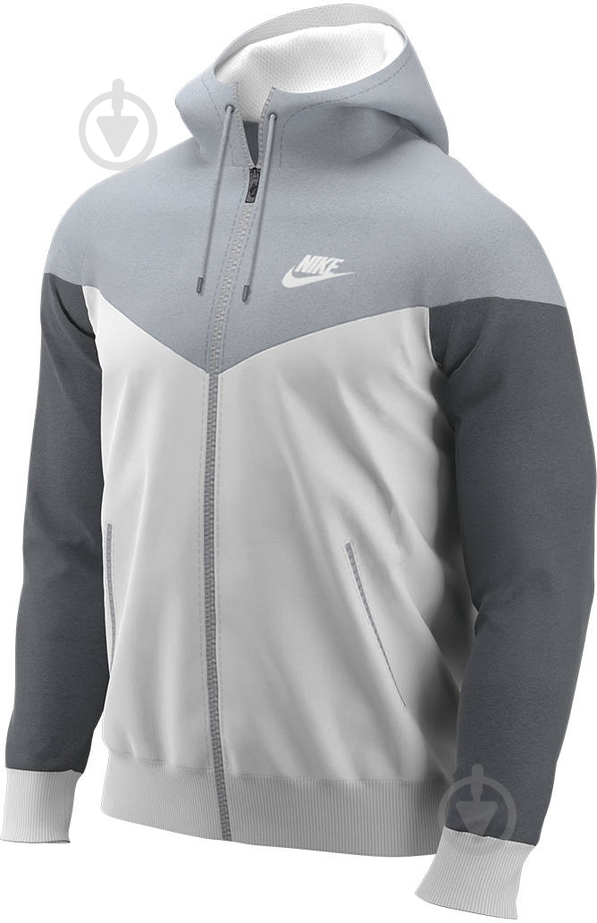 Ветровка мужская демисезонная Nike M NSW HE WR JKT HD AR2191-100 р.XXL белая - фото 3 Ветровка мужская демисезонная Nike M NSW HE WR JKT HD AR2191-100 р.XXL белая - фото 3