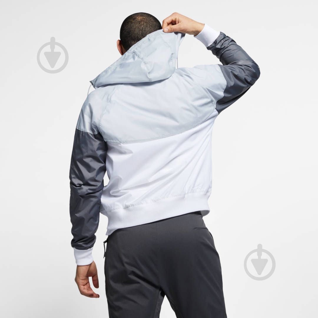 Ветровка мужская демисезонная Nike M NSW HE WR JKT HD AR2191-100 р.XXL белая - фото 5 Ветровка мужская демисезонная Nike M NSW HE WR JKT HD AR2191-100 р.XXL белая - фото 5