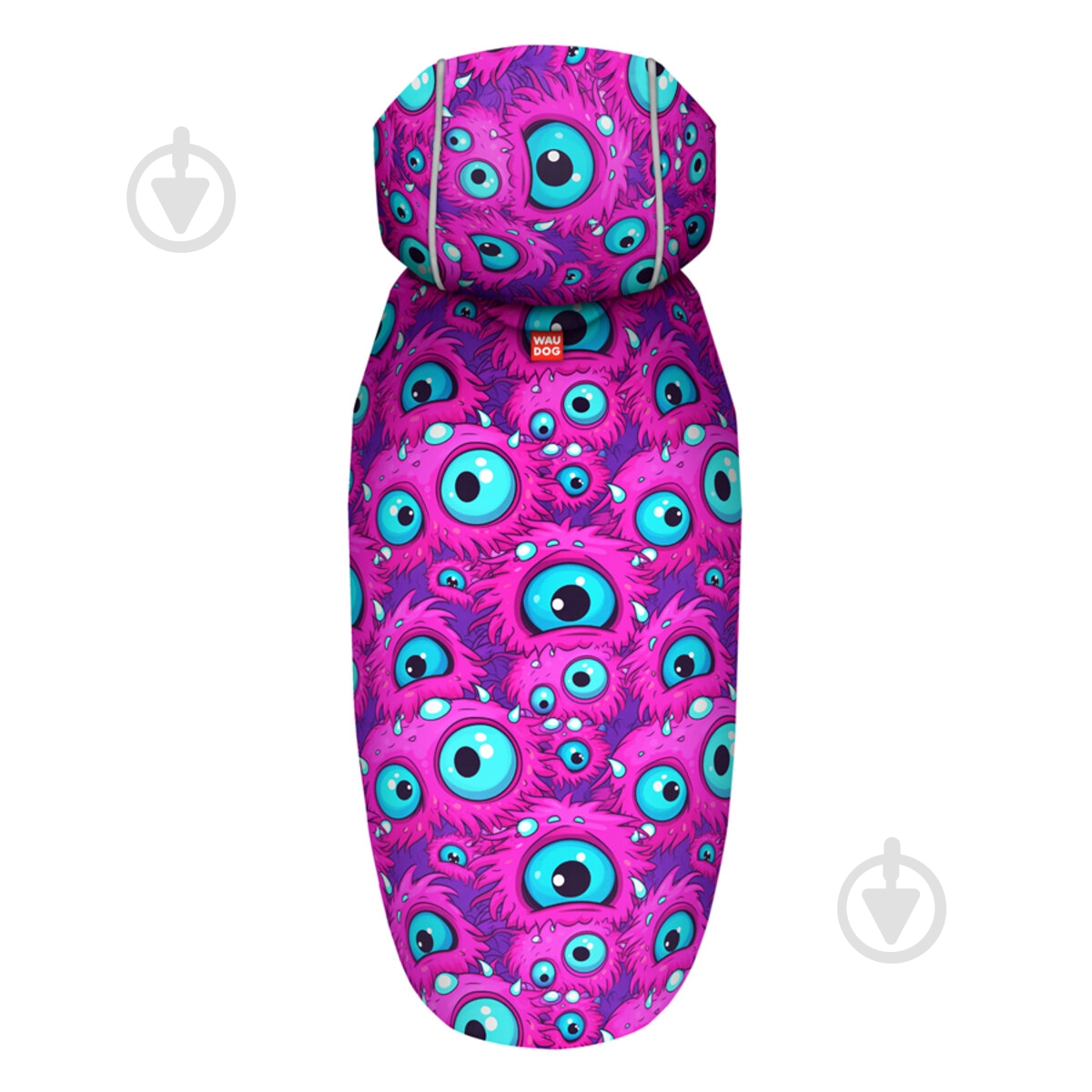 Дождевик Waudog рисунок "Глаз монстра" XL А 55-61 см B 68-80 см С 42-52 см - фото 3