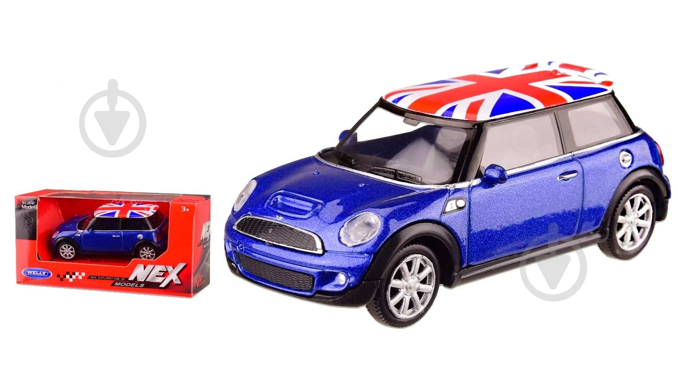 Автомодель Welly 1:43 MINI COOPER S 44010EF-CW - фото 1 Автомодель Welly 1:43 MINI COOPER S 44010EF-CW - фото 1