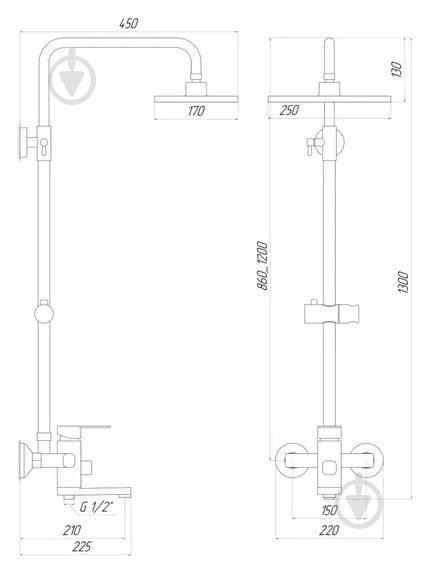 Душевая система DOMINO DMS-0005 - фото 5