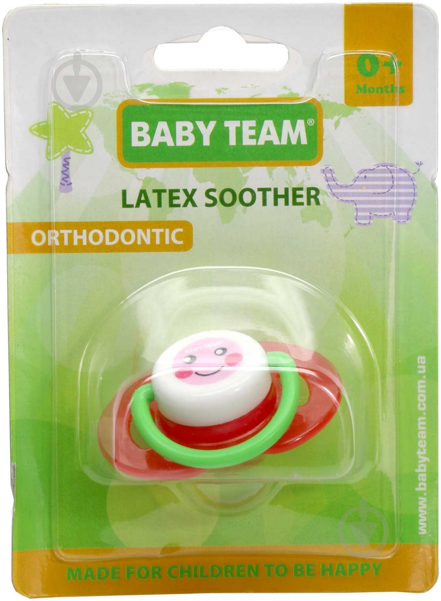 Пустышка Baby Team латексная ортодонтическая 3200 - фото 7