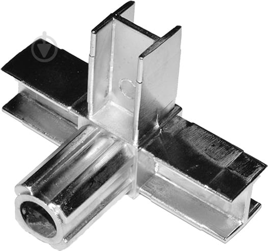 Соединитель четверной сталь Pr2 20x20мм - фото 1