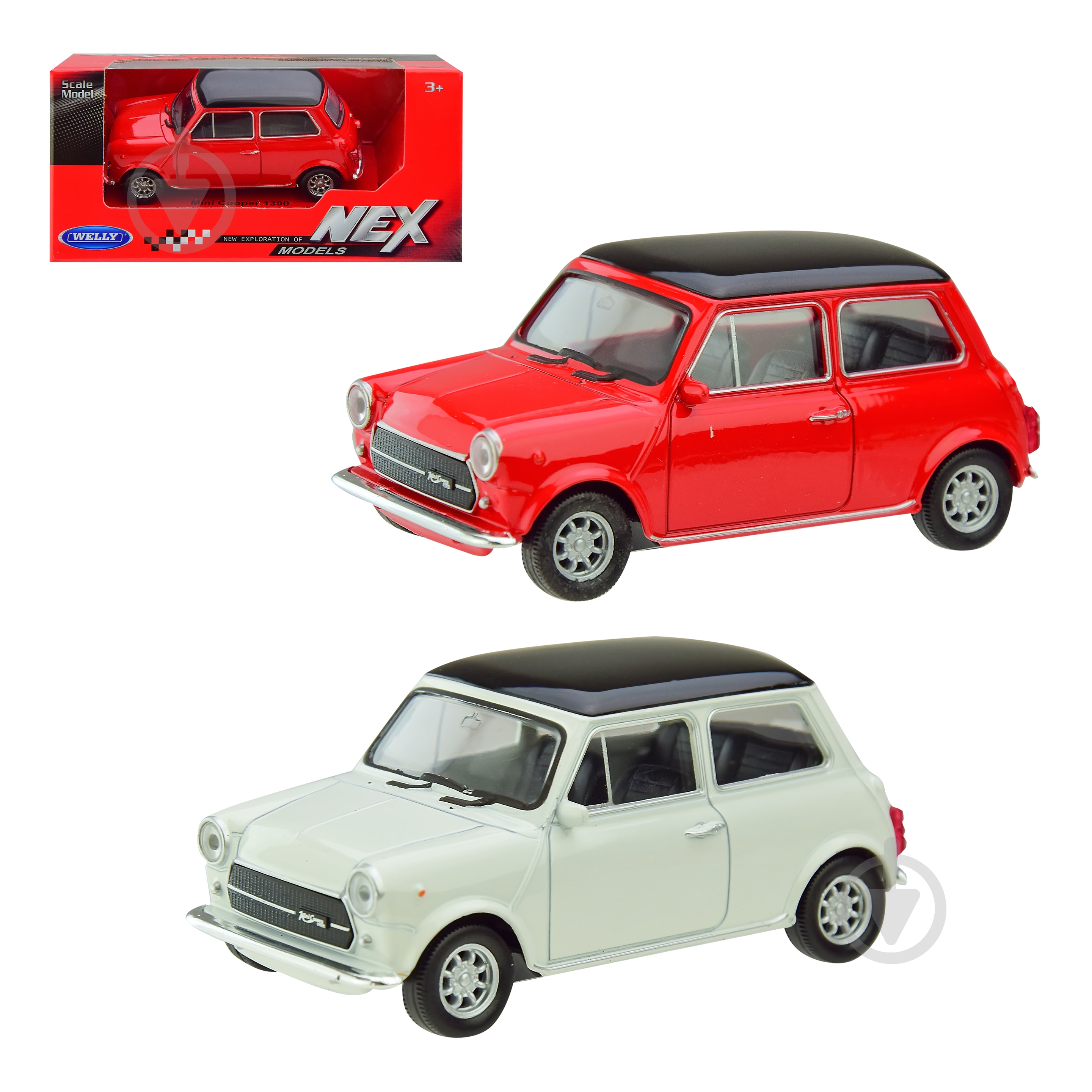 Автомодель Welly 1:43 MINI COOPER 1300 в ассортименте 44017CW - фото 1