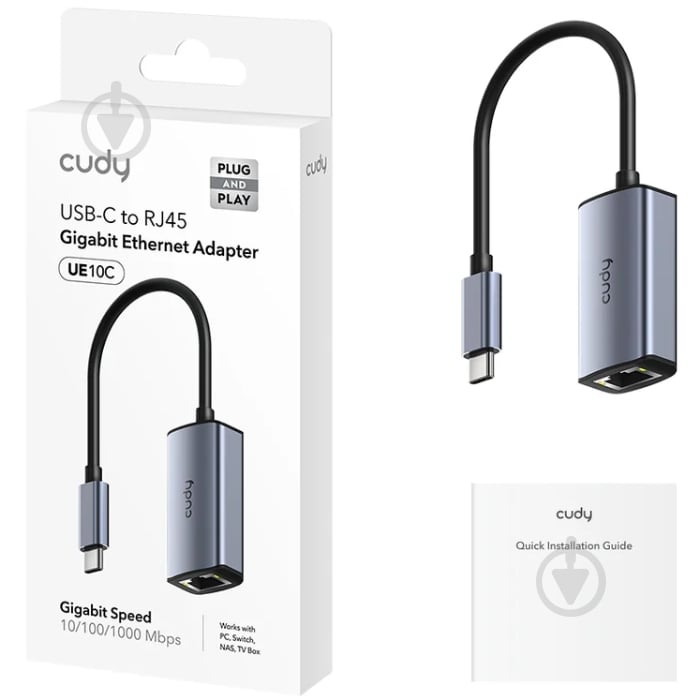 Переходник Cudy 0,15 м grey/black (UE10C) - фото 2 Переходник Cudy 0,15 м grey/black (UE10C) - фото 2